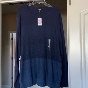 Men’s Alfani blue long sleeve sweater